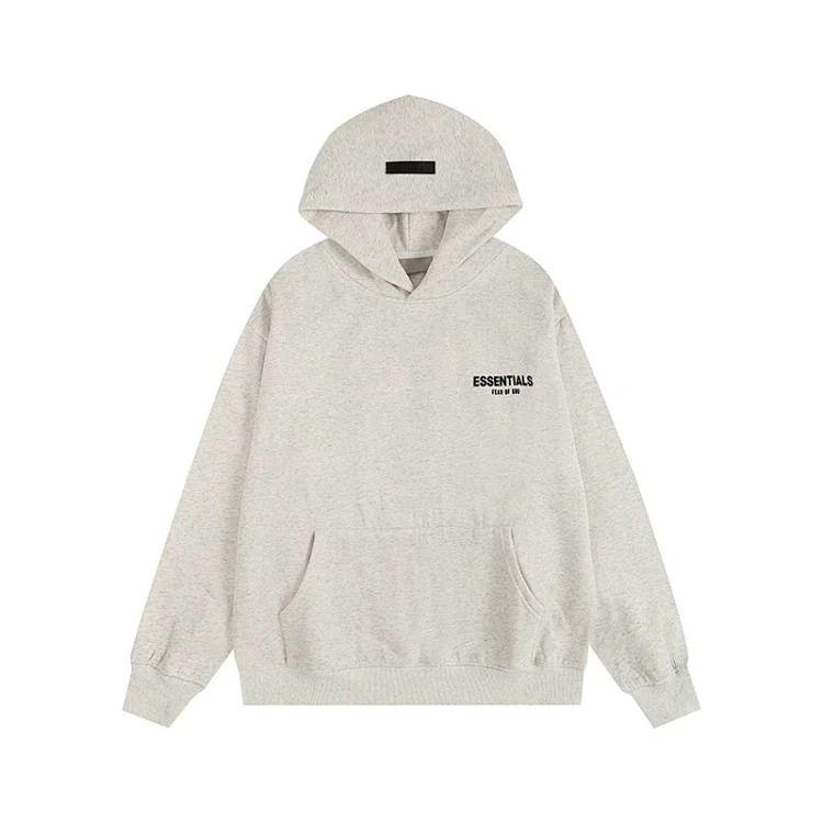 European and American trendy brand ESSENTIALS loose hooded fleece sweatshirt for men