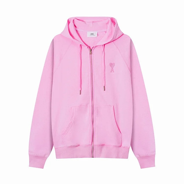 2025 Autumn AMl new cardigan hooded sweatshirt men and women same style coats couple tops American style long sleeves