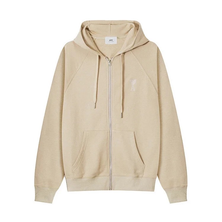 2025 Autumn AMl new cardigan hooded sweatshirt men and women same style coats couple tops American style long sleeves