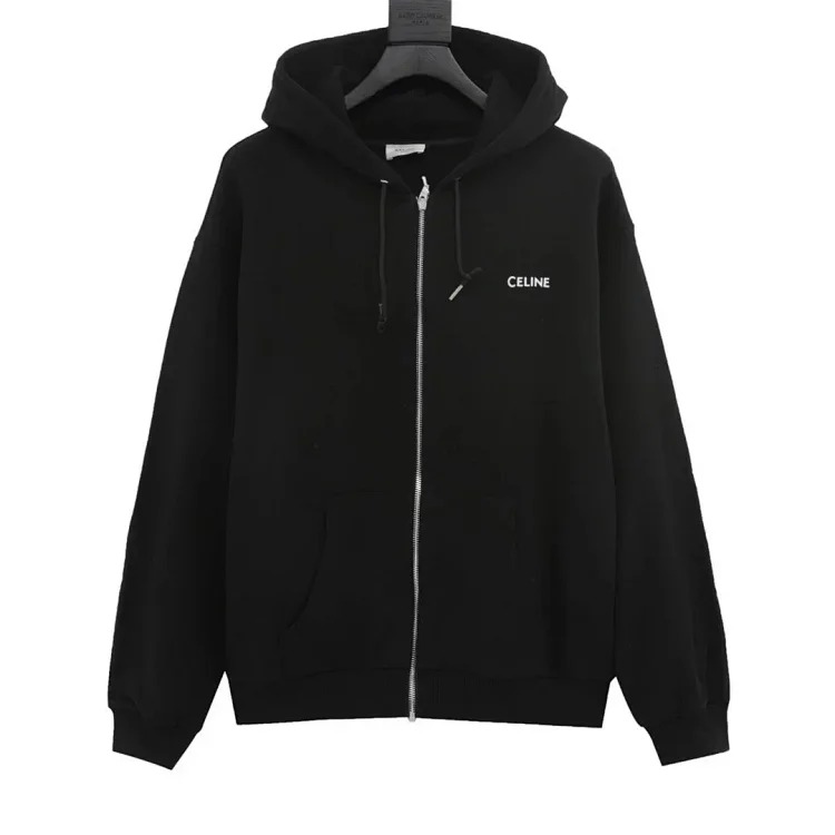 Y806ce zipper hooded sweatshirt.
