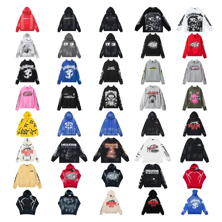Hellstar Sp5der hooded sweatshirt