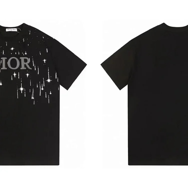 Djia spring and summer letter logo printed short-sleeved 240g double yarn fabric short-sleeved T-shirt for men and women(pic13) Djia spring and summer letter logo printed short-sleeved 240g double yarn fabric short-sleeved T-shirt for men and women