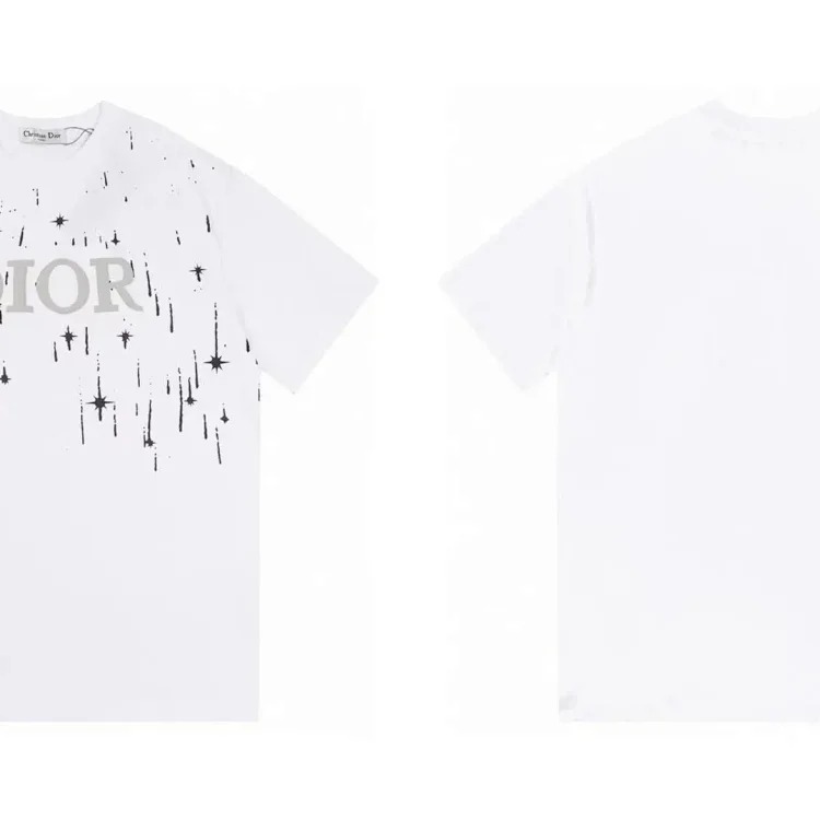 Djia spring and summer letter logo printed short-sleeved 240g double yarn fabric short-sleeved T-shirt for men and women(pic14) Djia spring and summer letter logo printed short-sleeved 240g double yarn fabric short-sleeved T-shirt for men and women
