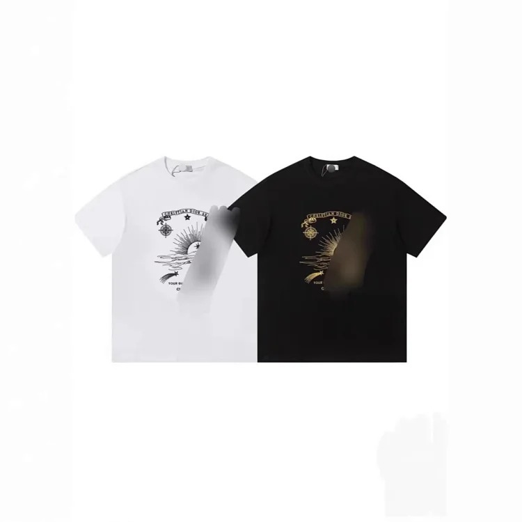 Djia spring and summer letter logo printed short-sleeved 240g double yarn fabric short-sleeved T-shirt for men and women(pic17) Djia spring and summer letter logo printed short-sleeved 240g double yarn fabric short-sleeved T-shirt for men and women