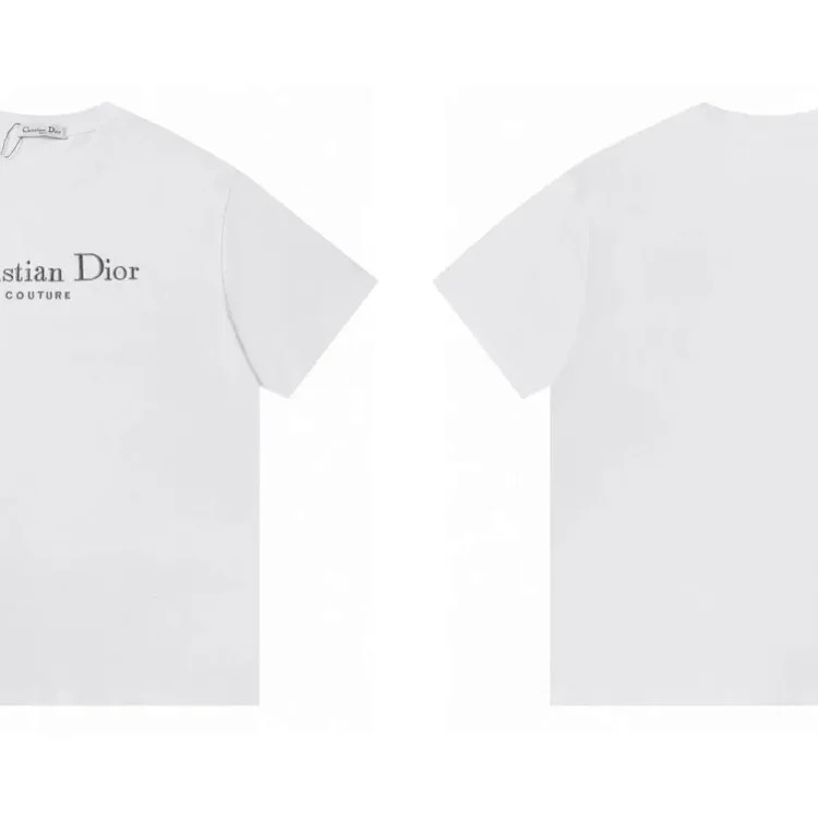 Djia spring and summer letter logo printed short-sleeved 240g double yarn fabric short-sleeved T-shirt for men and women(pic4) Djia spring and summer letter logo printed short-sleeved 240g double yarn fabric short-sleeved T-shirt for men and women