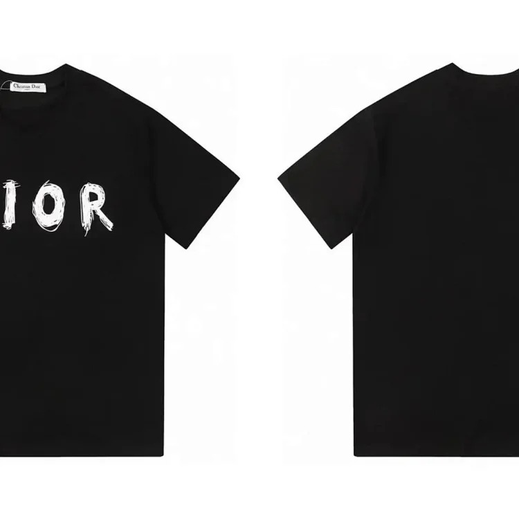 Djia spring and summer letter logo printed short-sleeved 240g double yarn fabric short-sleeved T-shirt for men and women(pic9) Djia spring and summer letter logo printed short-sleeved 240g double yarn fabric short-sleeved T-shirt for men and women