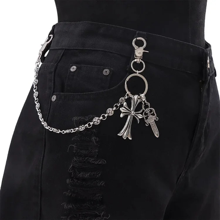 Chrome Hearts CH Cross Jeans Chain