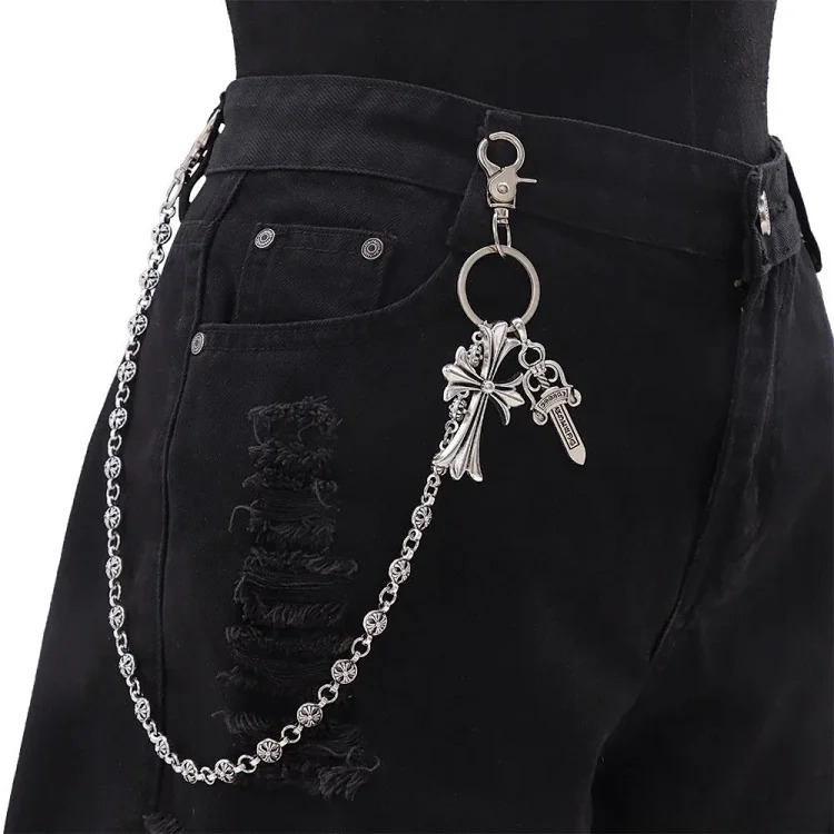 Chrome Hearts CH Cross Jeans Chain
