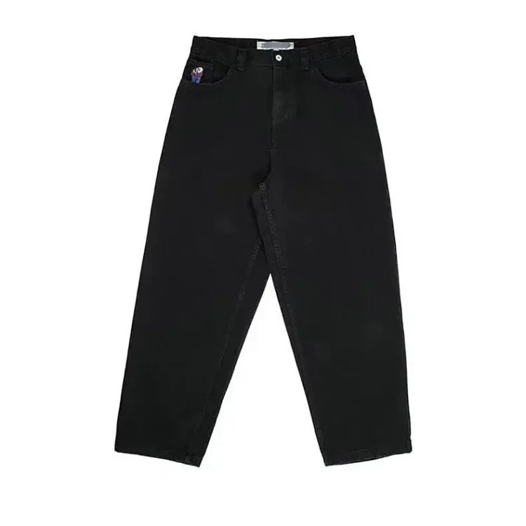 Polar skateboard big boy embroidered jeans shorts image 5