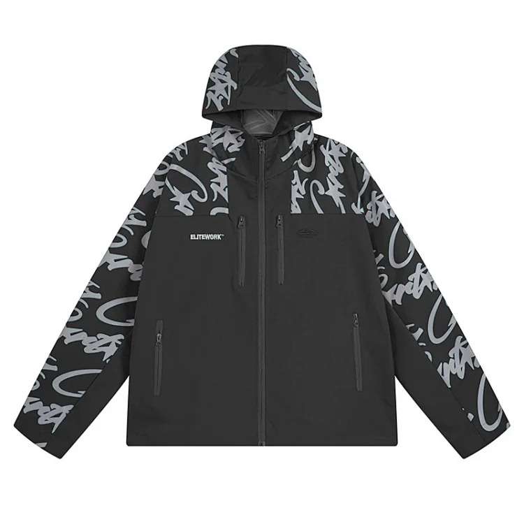 CORTEIZ waterproof windbreaker reflective jacket men's