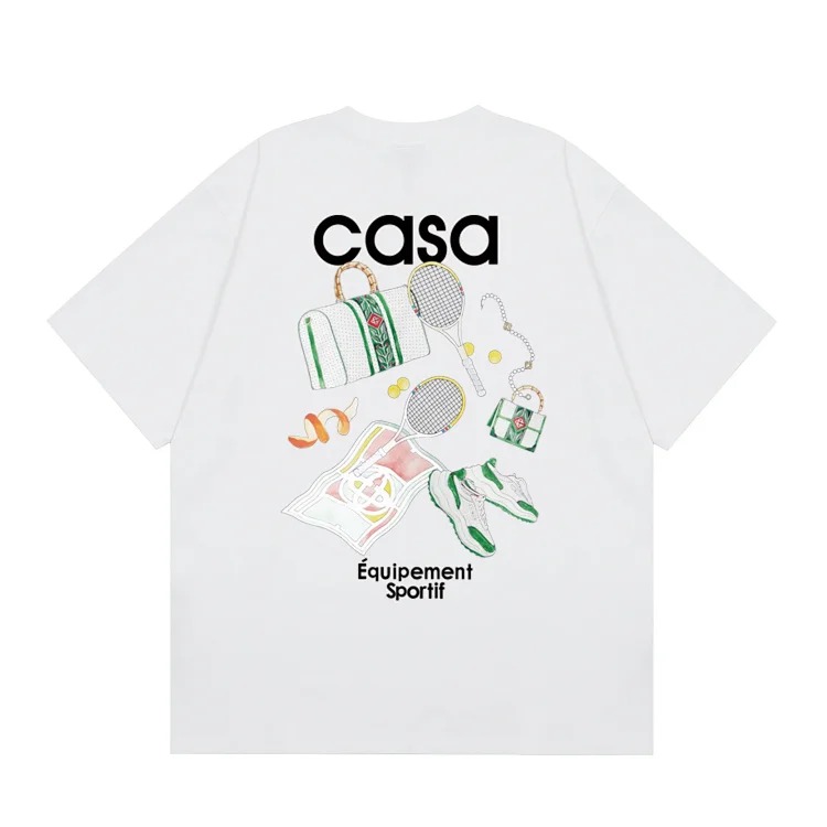 Casablanca Tennis Club Tennis Club Court Short Sleeve