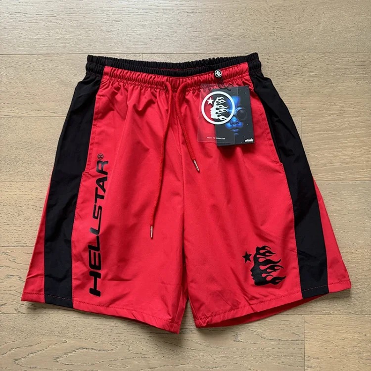 Hellstar washed distressed casual shorts image 4