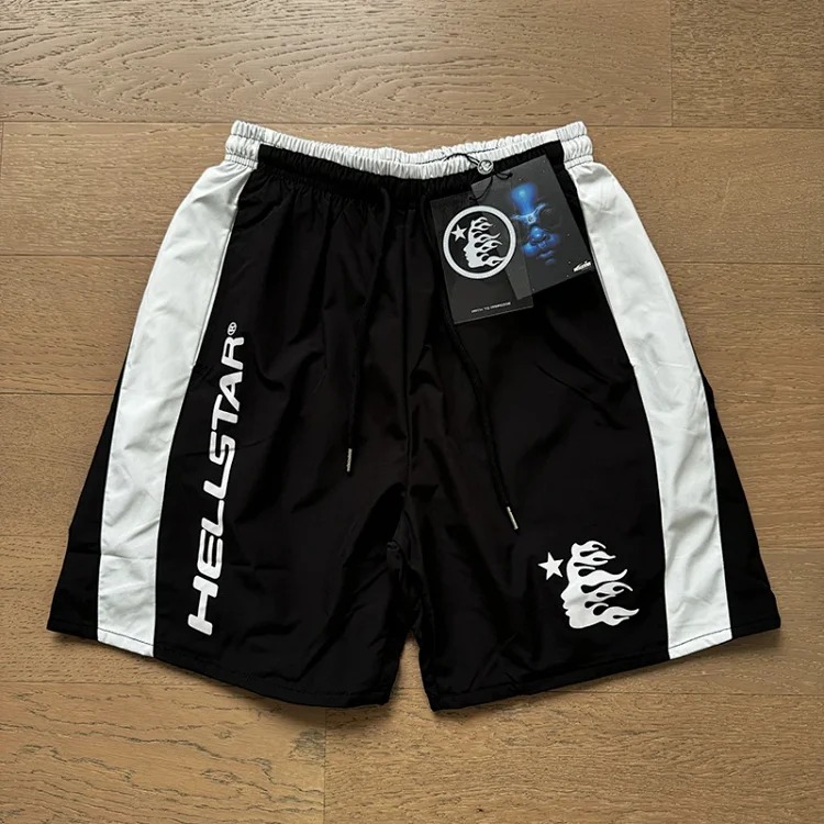 Hellstar washed distressed casual shorts image 5