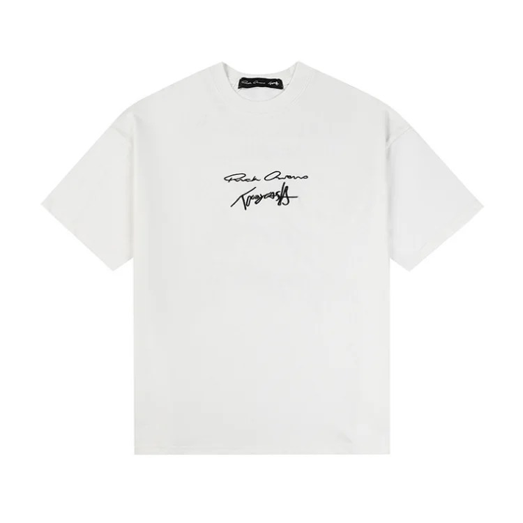 MM6 Maison Margiela Margiela MM6 digital pattern round neck men's and women's trendy brand short-sleeved T-shirt series collection image 4