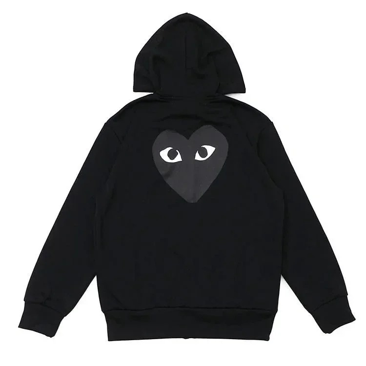 Little black heart embroidered autumn and winter long-sleeved velvet sweatshirt(pic3) Little black heart embroidered autumn and winter long-sleeved velvet sweatshirt