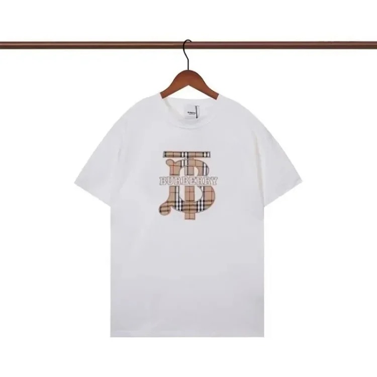 Br plaid cotton loose t-shirt