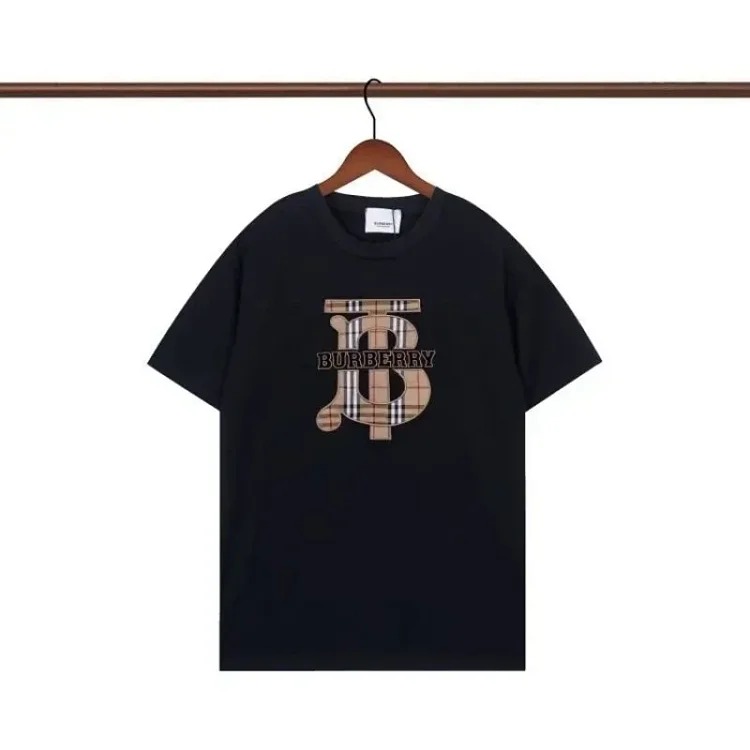 Br plaid cotton loose t-shirt