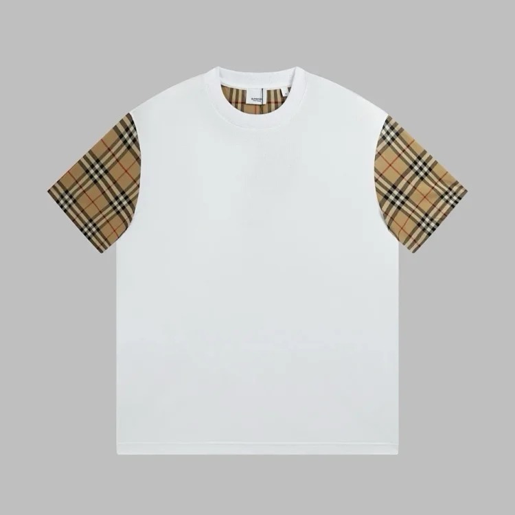 Br plaid cotton loose t-shirt