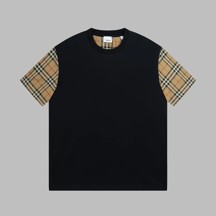 Br plaid cotton loose t-shirt