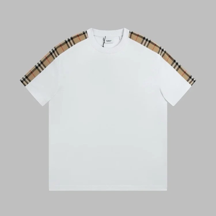 Br plaid cotton loose t-shirt