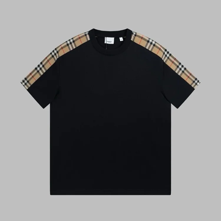 Br plaid cotton loose t-shirt