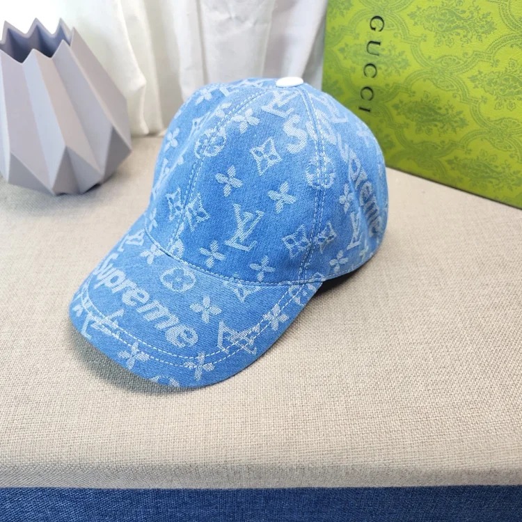 L baseball cap with box image 2