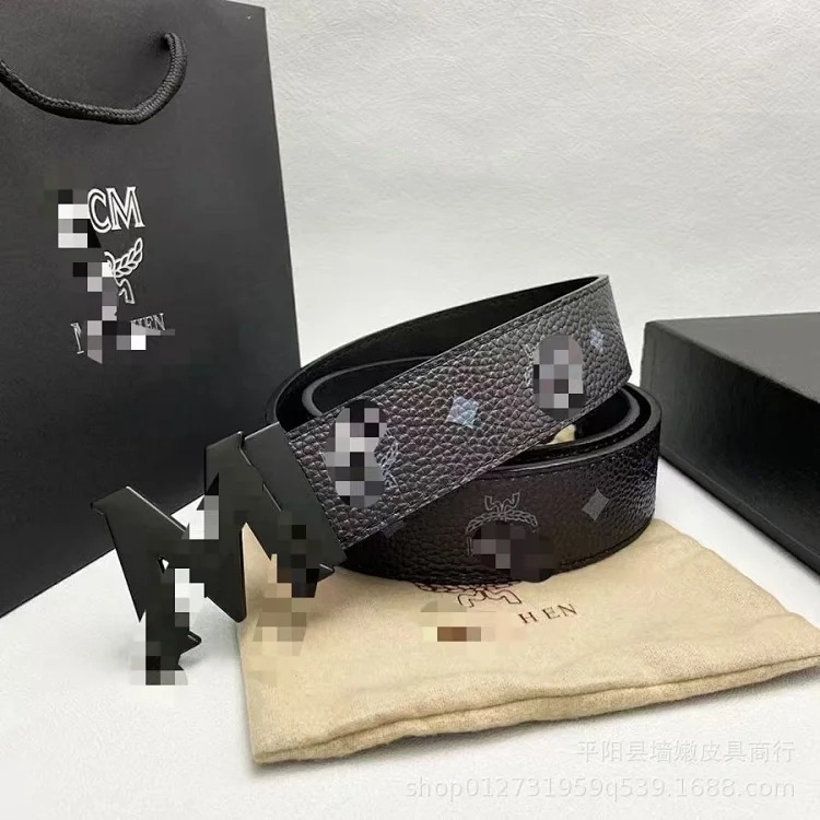 Mens belt M letter casual classic hot style jeans(pic4) Men's belt M letter casual classic hot style jeans