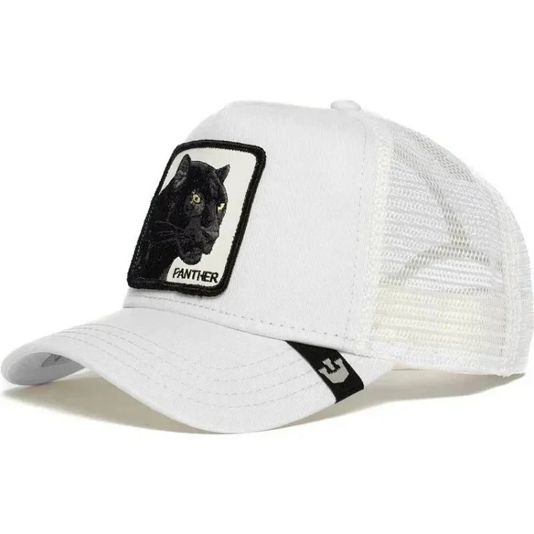 Animal baseball cap Cartoon sunblock mesh embroidered image 4