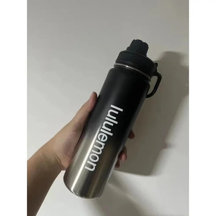 Lulu Sports Water Bottle Outdoor Insulated Cup Yoga Water Cup 710ML Large Capacity for Men and Women