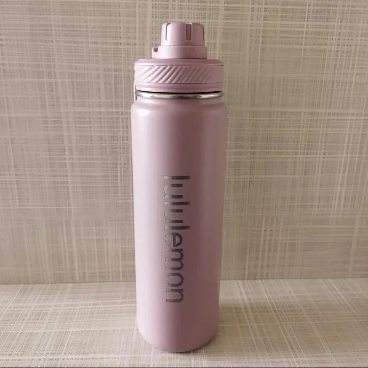 Lulu Sports Water Bottle Outdoor Insulated Cup Yoga Water Cup 710ML Large Capacity for Men and Women