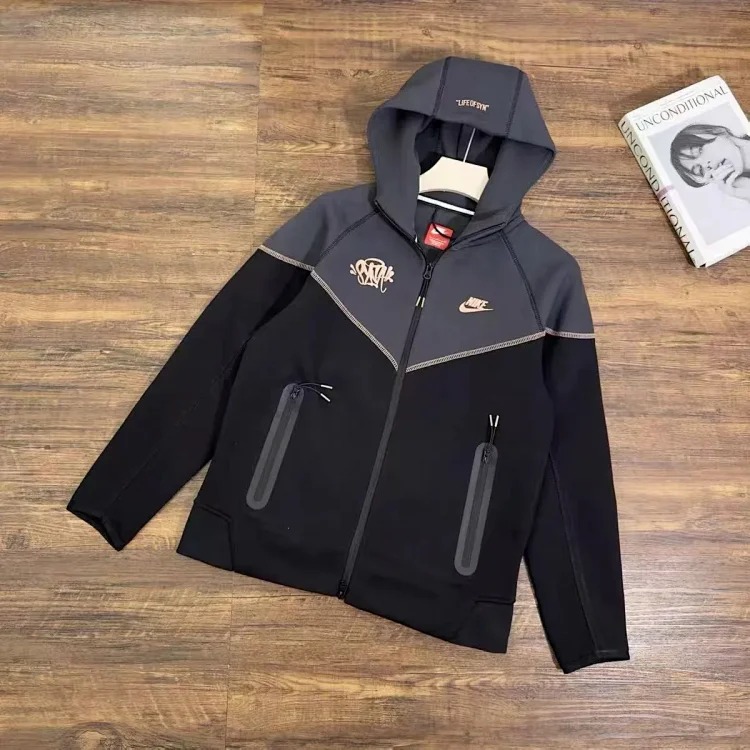 Fashion trendy sweatshirt and sweatpants suit-dq image 3