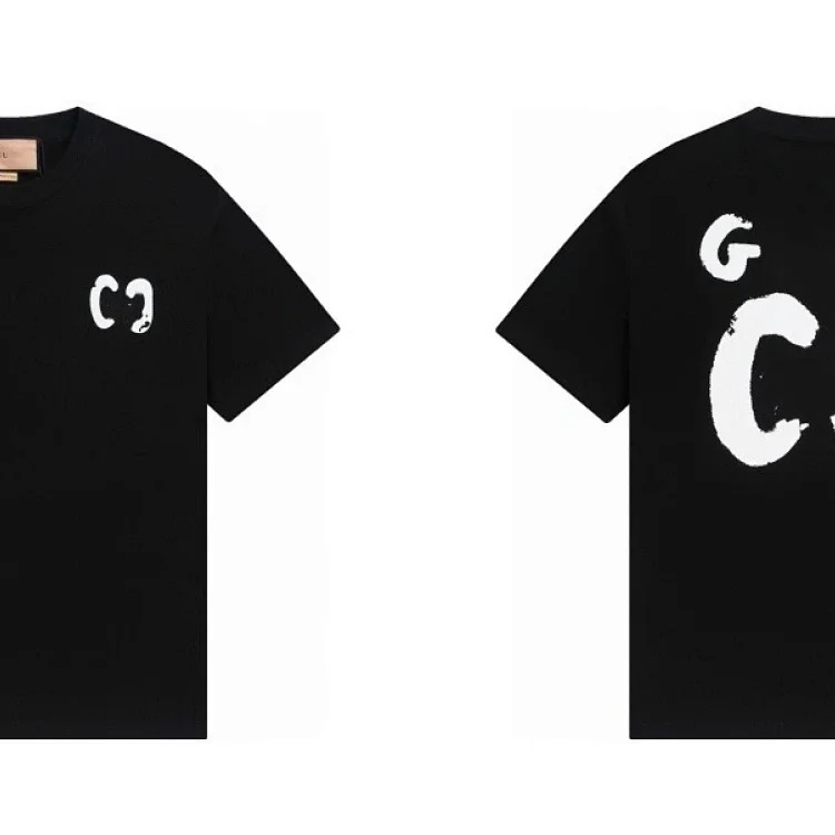 Gucci Ceiling Correct G Gujia 2 New Double G Belt Letter Print Mens and Womens Short Sleeve T-Shirts in Variety(pic3) Gucci Ceiling Correct G Gujia 2 New Double G Belt Letter Print Men's and Women's Short Sleeve T-Shirts in Variety