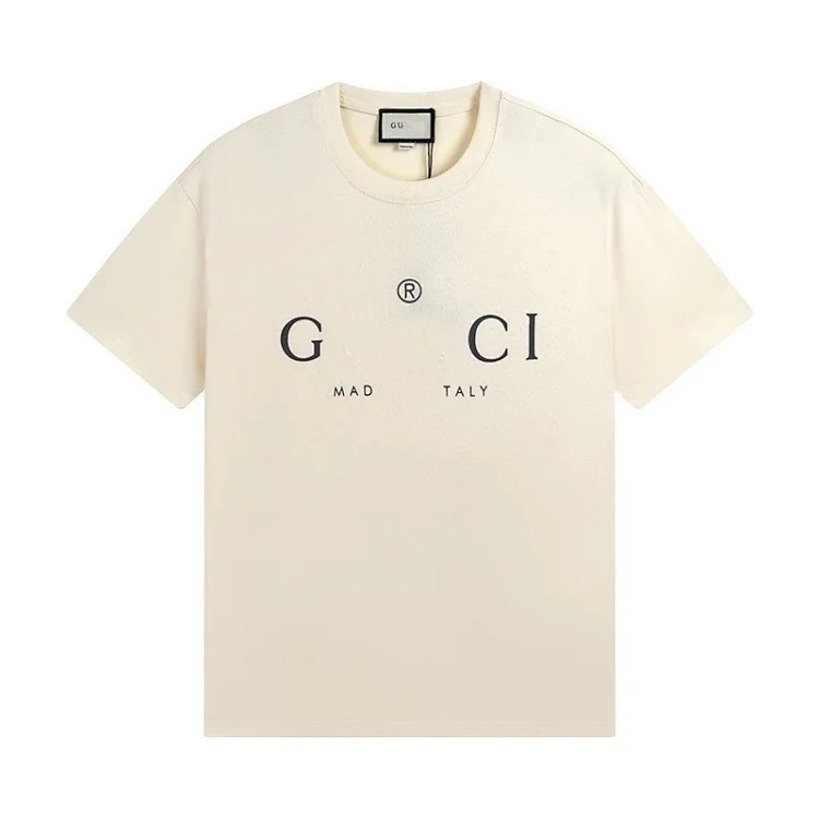 Gucci Ceiling Correct G Gujia 2 New Double G Belt Letter Print Mens and Womens Short Sleeve T-Shirts in Variety(pic6) Gucci Ceiling Correct G Gujia 2 New Double G Belt Letter Print Men's and Women's Short Sleeve T-Shirts in Variety