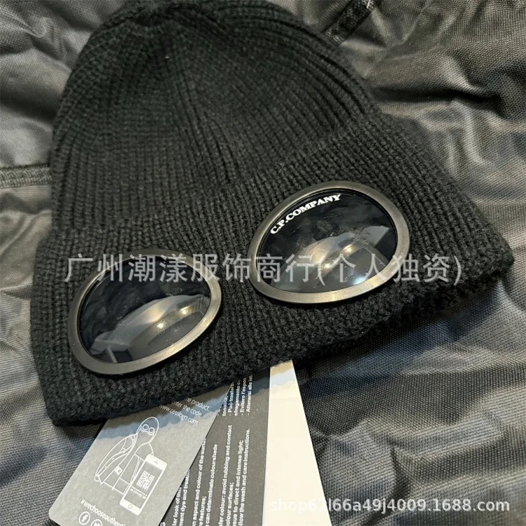 C.P. Company New cp pilot autumn and winter knitted hat ins men and women warm Korean couple versatile wool company hat image 2
