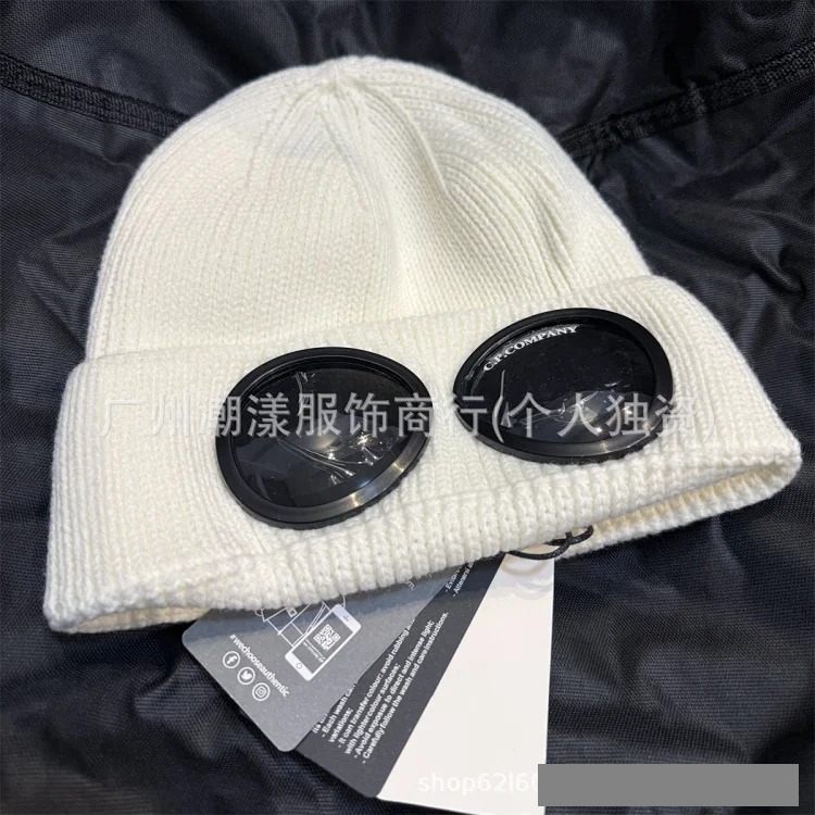 C.P. Company New cp pilot autumn and winter knitted hat ins men and women warm Korean couple versatile wool company hat image 6