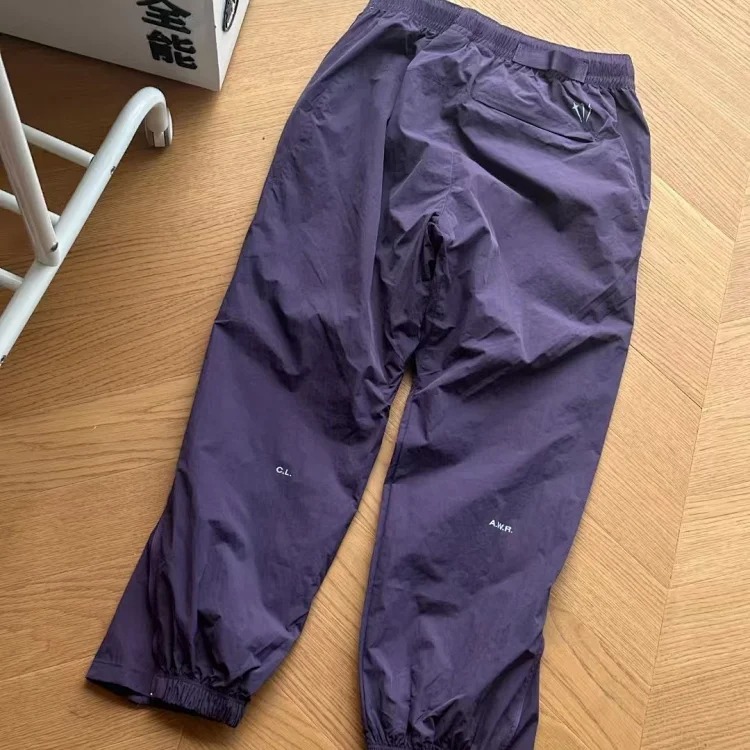 NK joint suit printed casual stand collar trouser leg zipper