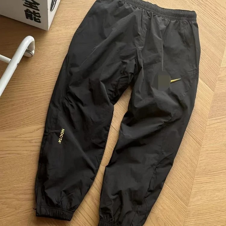 NK joint suit printed casual stand collar trouser leg zipper