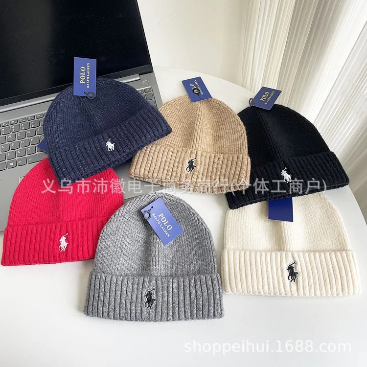 DX19-15 New Hat Autumn and Winter High Elastic Warmth Fashionable Versatile Outdoor Wool Hat Cold Hat for Men and Women