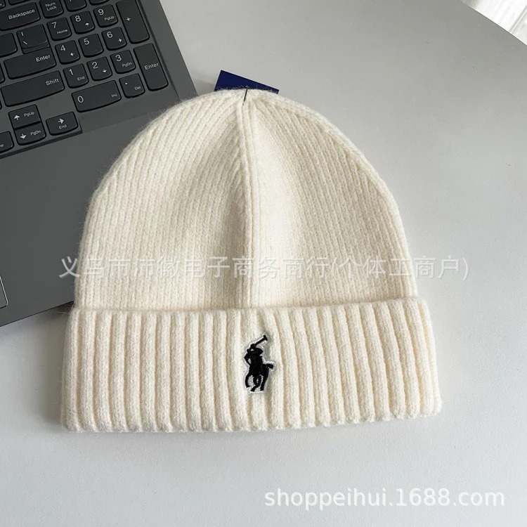 DX19-15 New Hat Autumn and Winter High Elastic Warmth Fashionable Versatile Outdoor Wool Hat Cold Hat for Men and Women