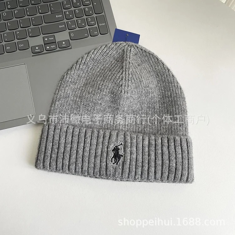 DX19-15 New Hat Autumn and Winter High Elastic Warmth Fashionable Versatile Outdoor Wool Hat Cold Hat for Men and Women