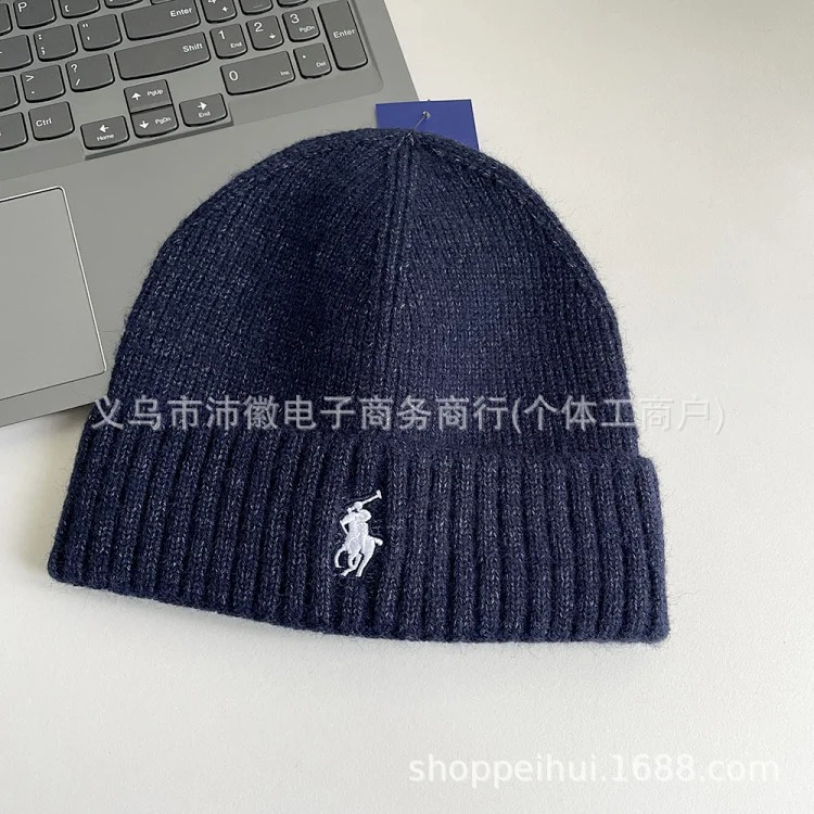 DX19-15 New Hat Autumn and Winter High Elastic Warmth Fashionable Versatile Outdoor Wool Hat Cold Hat for Men and Women