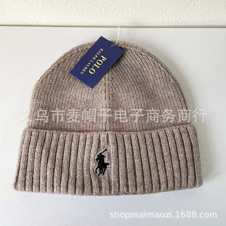 DX19-15 New Hat Autumn and Winter High Elastic Warmth Fashionable Versatile Outdoor Wool Hat Cold Hat for Men and Women