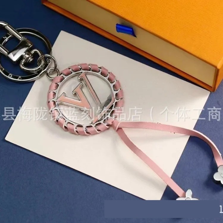 Macaron color key chain pendant gift high-end light luxury pendant bag decoration pendant heavy industry
