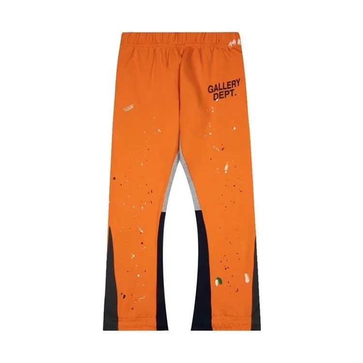 Dep hand-painted splash-ink stitching drawstring high street casual sweatpants