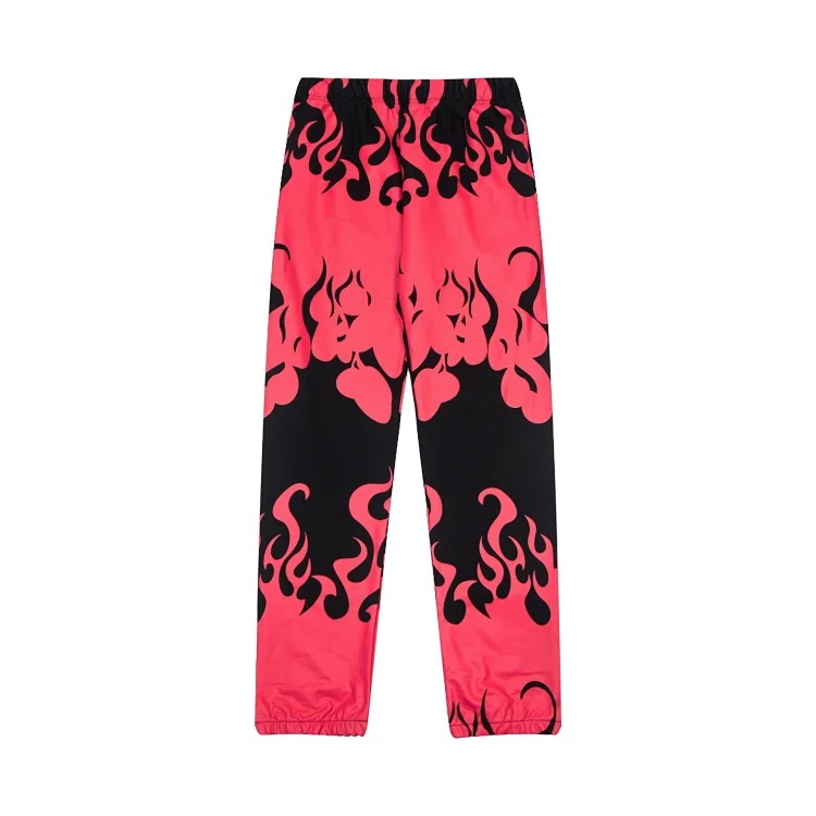 Dep hand-painted splash-ink stitching drawstring high street casual sweatpants