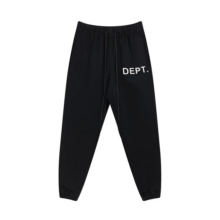 Dep hand-painted splash-ink stitching drawstring high street casual sweatpants