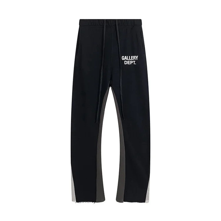 Dep hand-painted splash-ink stitching drawstring high street casual sweatpants