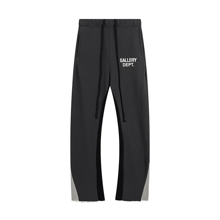 Dep hand-painted splash-ink stitching drawstring high street casual sweatpants