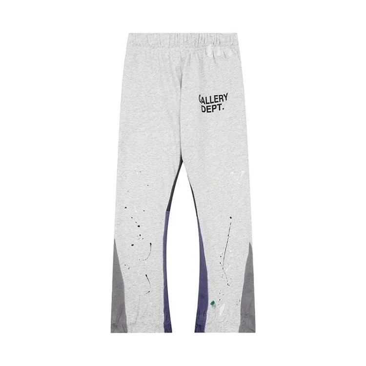 Dep hand-painted splash-ink stitching drawstring high street casual sweatpants