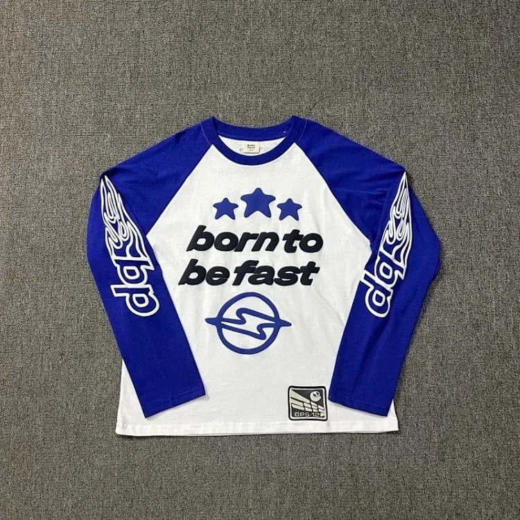 BrÓken plaÓnet born to be fast long sleeve t shirt